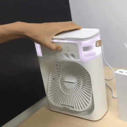 FreezeCube™ Portable LED Air Cooler & Humidifier