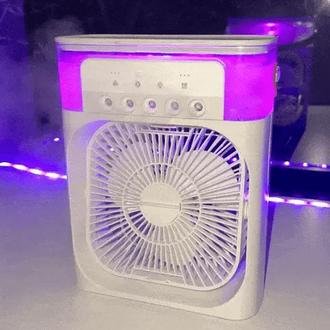 FreezeCube™ Portable LED Air Cooler & Humidifier